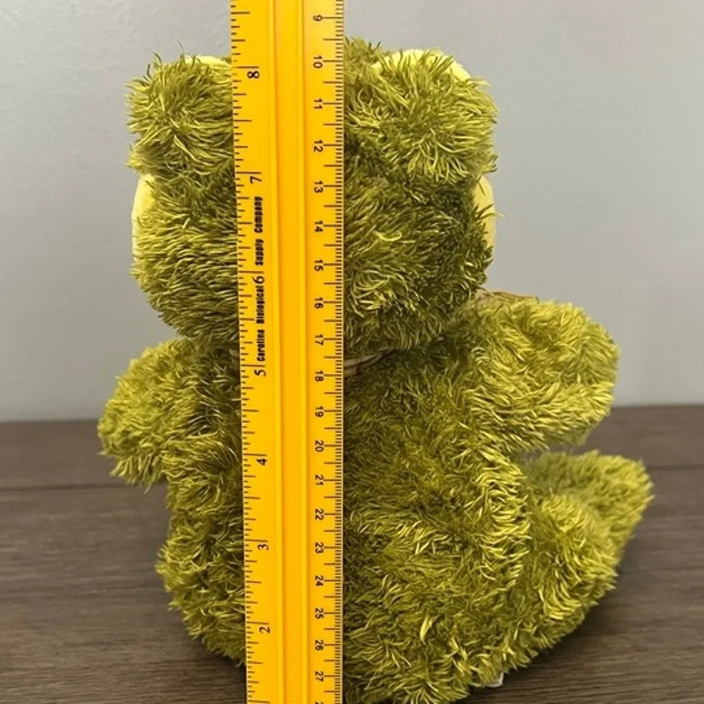 Preferred Green Frog‎ with Checkered Bow Plush 8